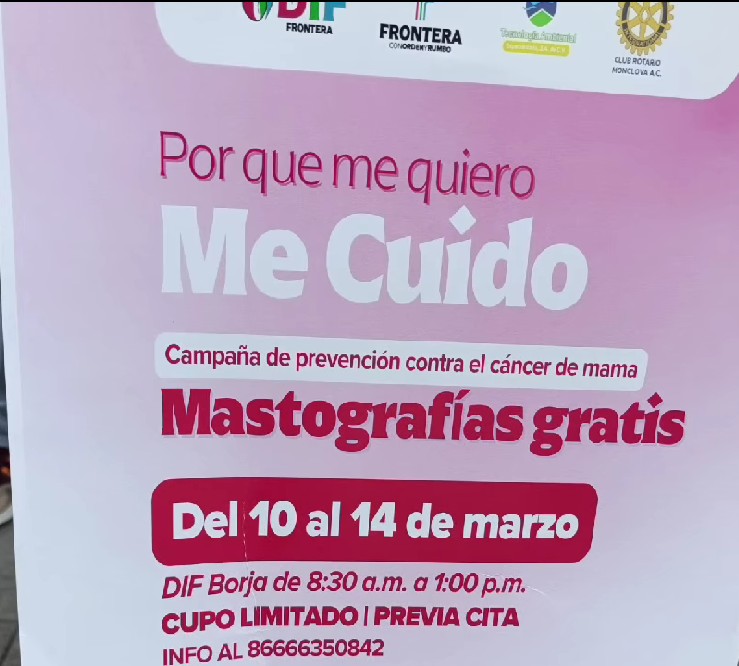 Dispone DIF Frontera mastografías gratuitas