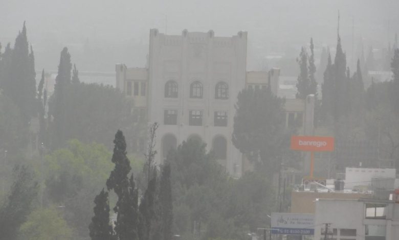 Cubrirá a Saltillo nube de polvo por 48 horas
