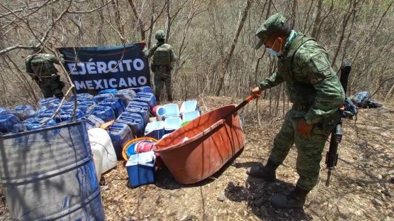 Suman 152 laboratorios clandestinos asegurados en Sinaloa