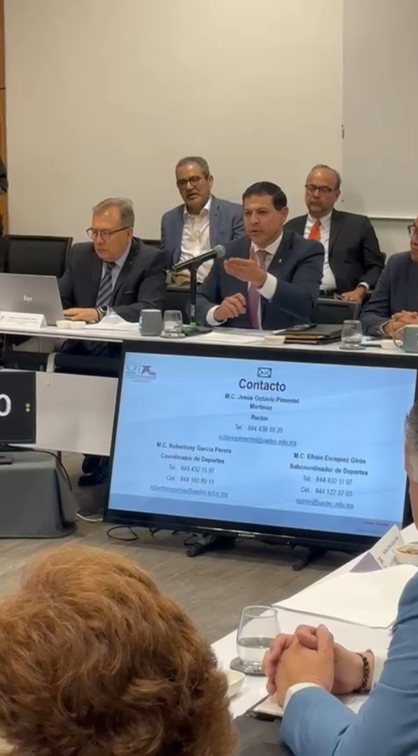 Impulsa rector de UAdeC al deporte universitario