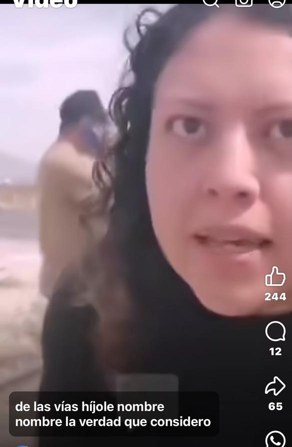 “El camión se detuvo en medio de las vías”