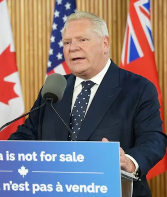 Doug Ford ‘trolea’ a Trump tras aranceles a electricidad: ‘Canadá ama a EU, el problema es su presidente’