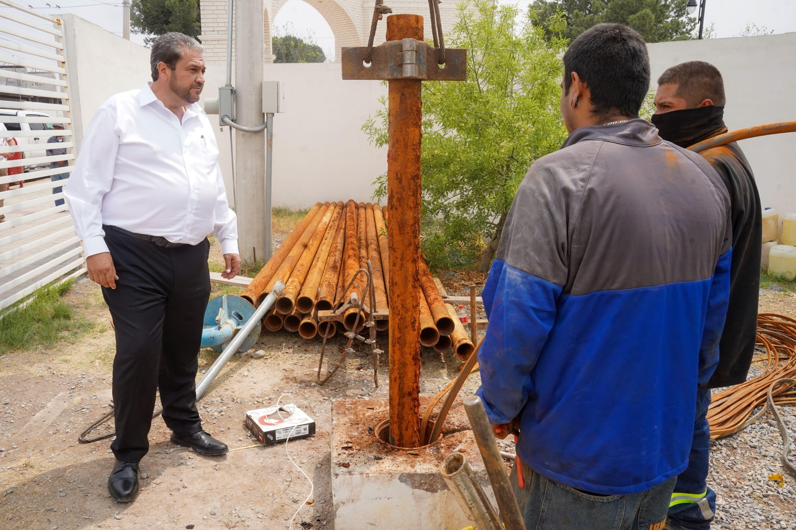 EMAS refuerza en Ramos Arizpe el suministro de agua con inversiones y reparaciones