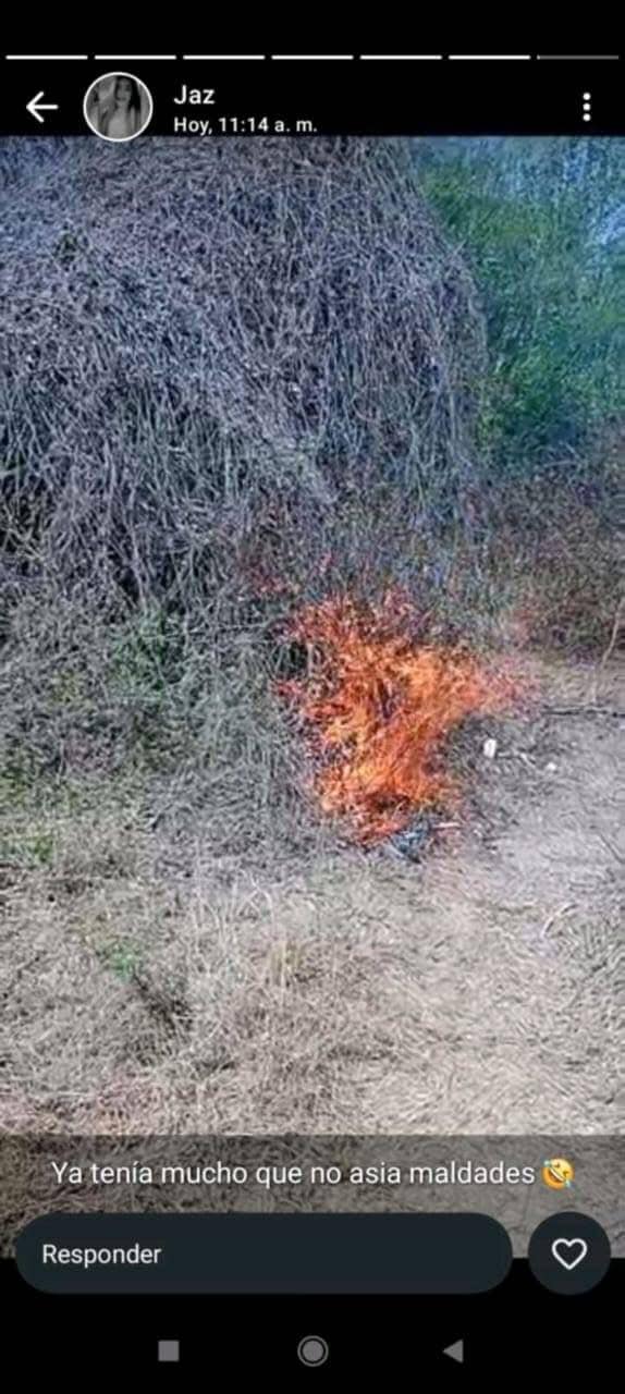 Denuncian a presunta responsable del incendio