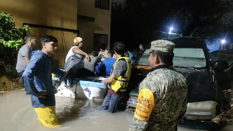 Reynosa bajo el agua: declaran estado de emergencia por intensas lluvias e inundaciones