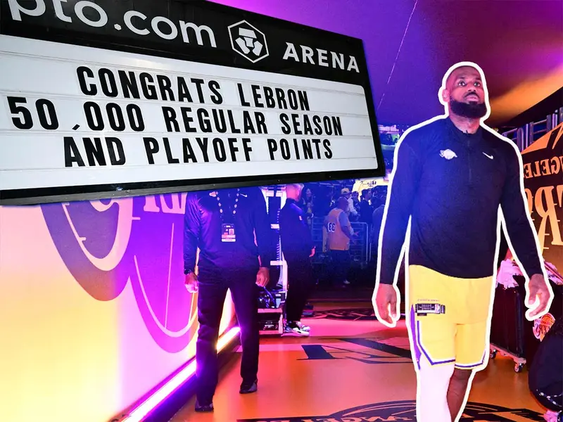 LeBron James, primer jugador en la NBA en marcar 50 mil puntos