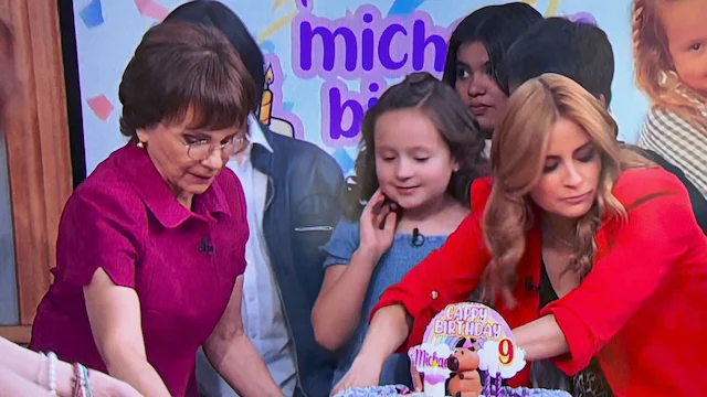 Celebran a Michaela, hija de Daniel Bisogno, por sus 9 años en «Ventaneando»