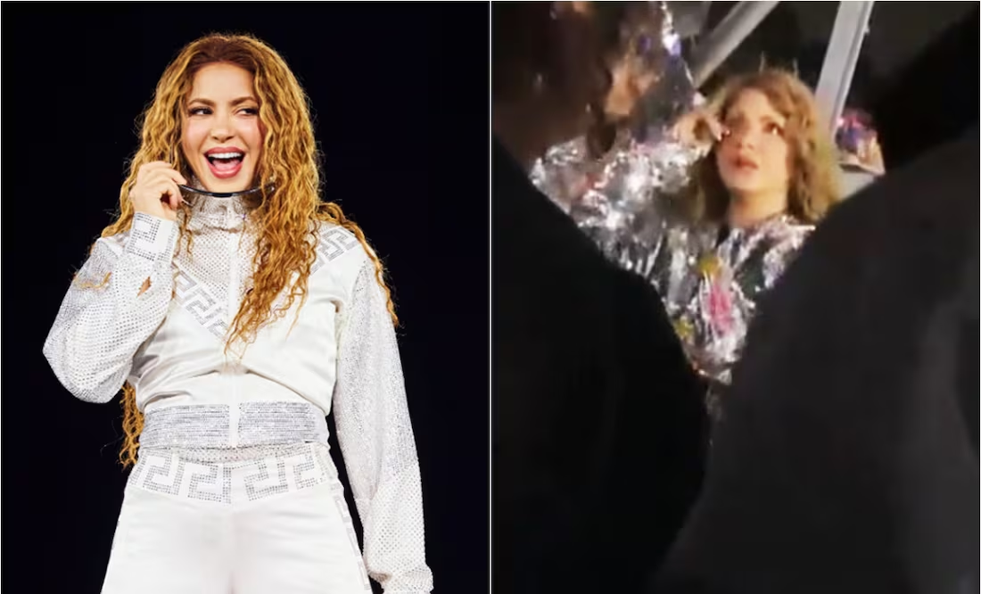 Doble de Shakira llora porque no le permitieron imitarla, mientras caminaba en la entrada de su show