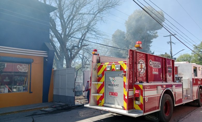 Alarma incendio en zona comercial
