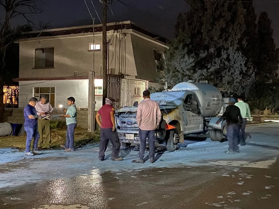 Alerta a vecinos incendio de pipa