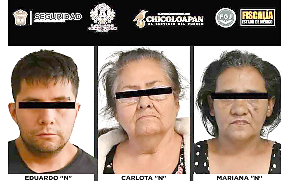 Vinculan a Carlota e hijos por doble homicidio