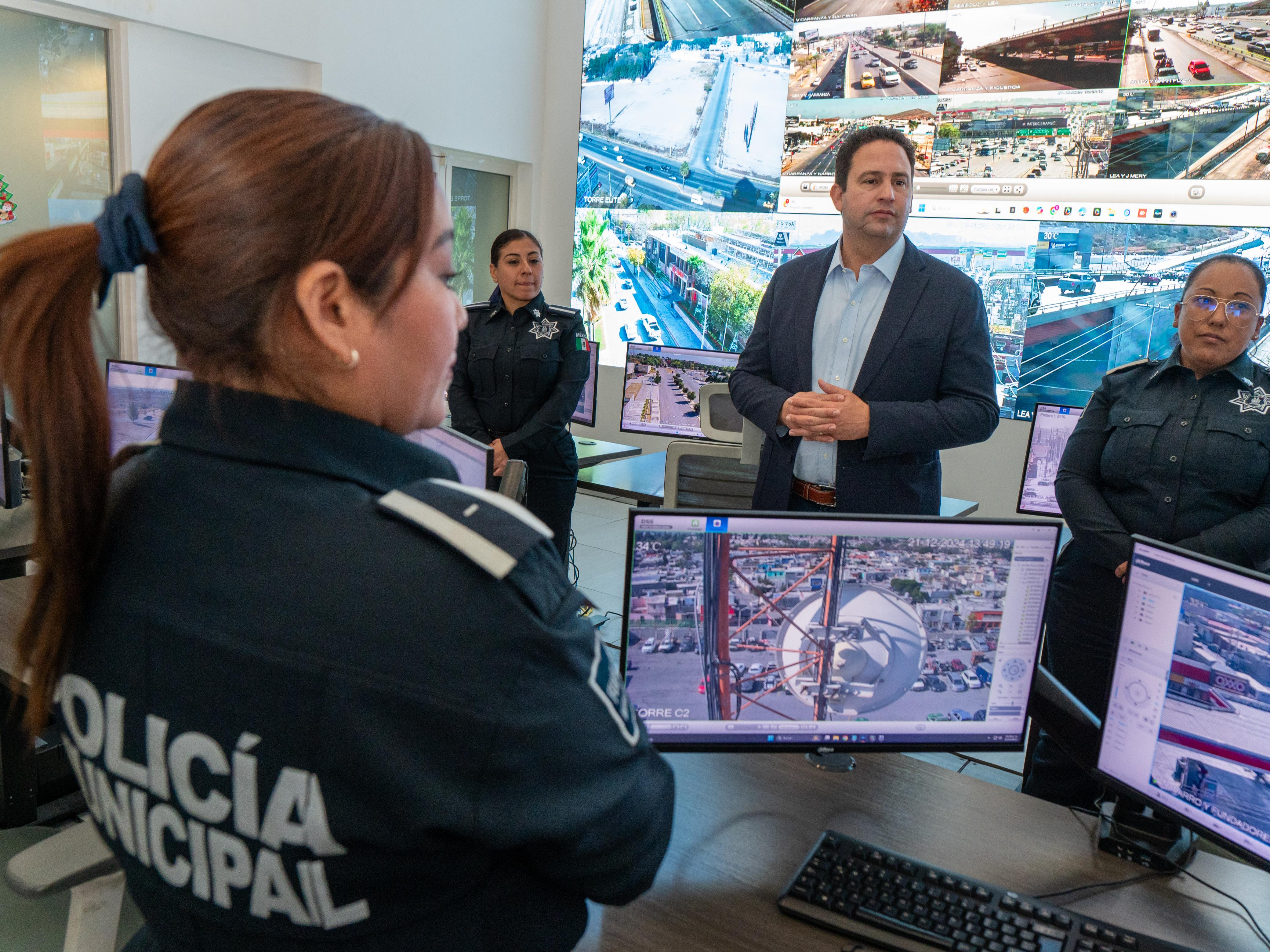 Con tecnología, coordinación y proximidad, mejoramos la seguridad en Saltillo: Javier Díaz