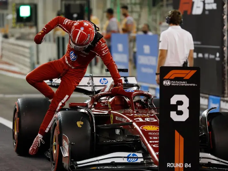 Leclerc no esperaba calificar tercero para Bahréin con su Ferrari