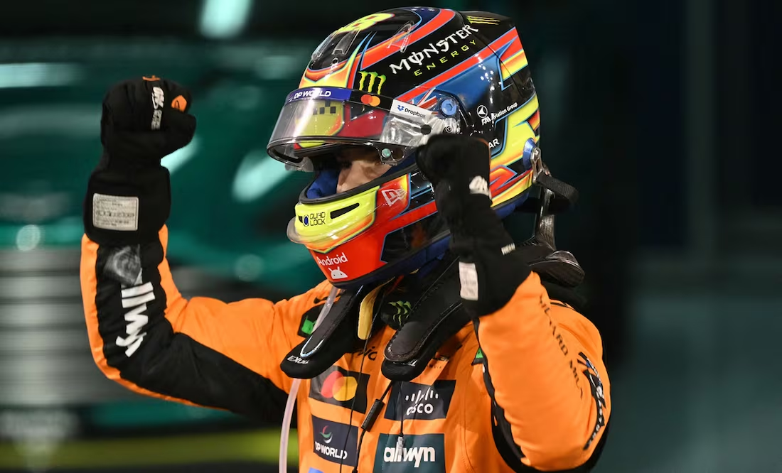 Oscar Piastri se corona en el Gran Premio de Baréin con McLaren; Lando Norris conserva el liderato