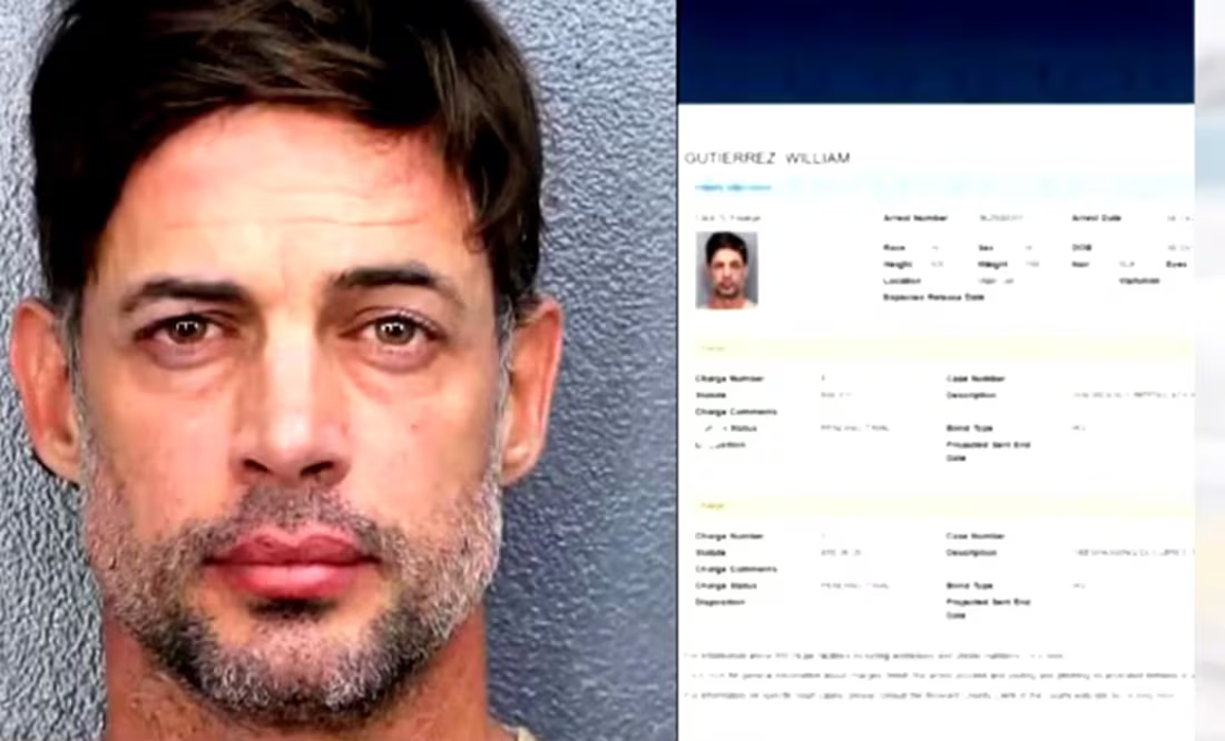 William Levy queda libre tras pagar fianza; se revela video donde aparece esposado de pies y manos