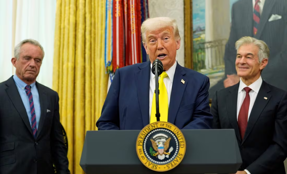 Trump afirma que aranceles abren posibilidad de reducción de impuestos; estados presentan demanda para frenar aranceles