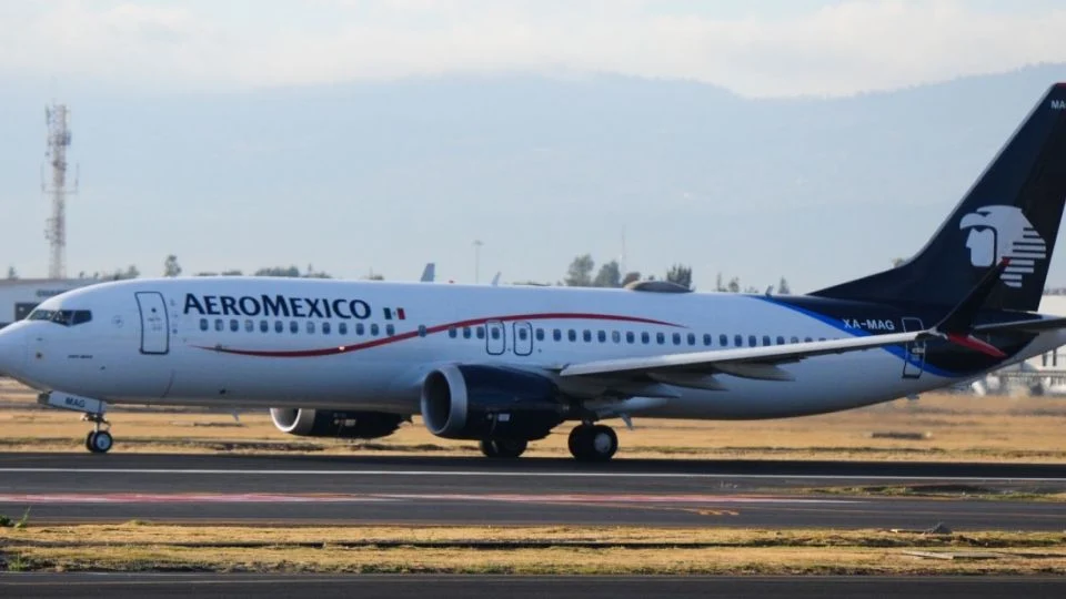 Aterriza de emergencia avión de Aeroméxico que iba de la CDMX a Reynosa; había humo en la cabina