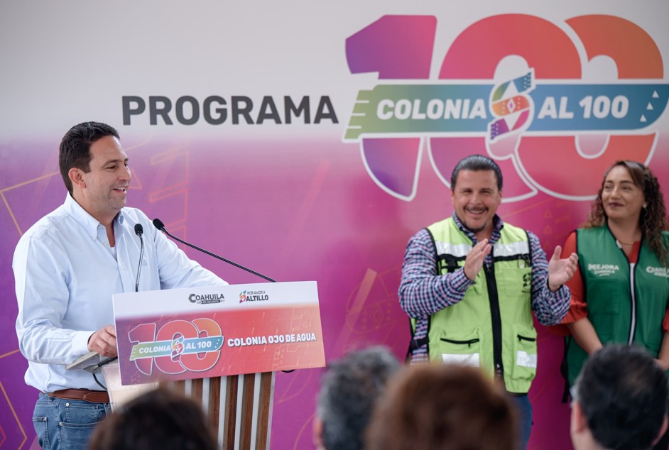 Llevan “Colonias al 100” al barrio del Ojo de Agua