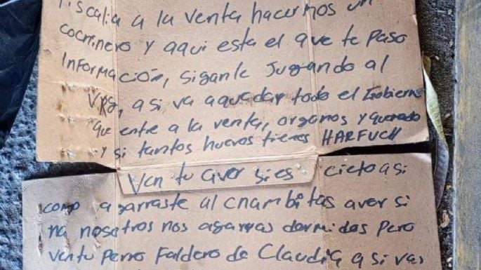 Dejan cuerpos desmembrados con amenazas a García Harfuch en Acapulco
