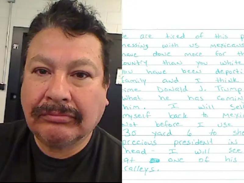 Arrestan a migrante mexicano que amenazó con matar a Trump