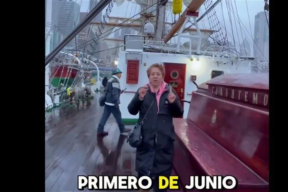 Promocionaron morenistas a Lenia en buque previo a choque