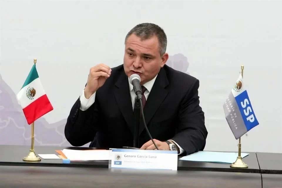 Recupera México 2.8 mdd de desvíos de García Luna
