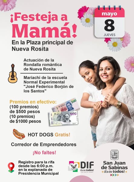Festejaremos en grande a las madres de SJS: Karina