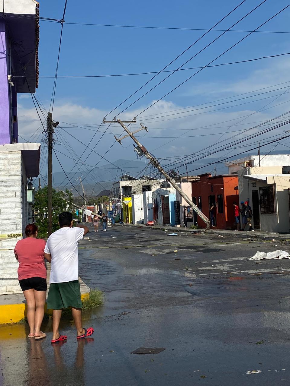“Fue como un tornado”