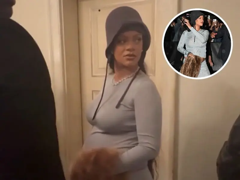 Rihanna anuncia tercer embarazo en la Met Gala 2025