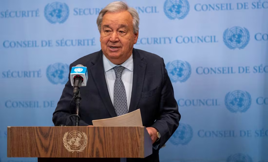 Jefe de la ONU ofrece posible misión de paz en Ucrania; alcanzar una paz justa no será fácil, afirma