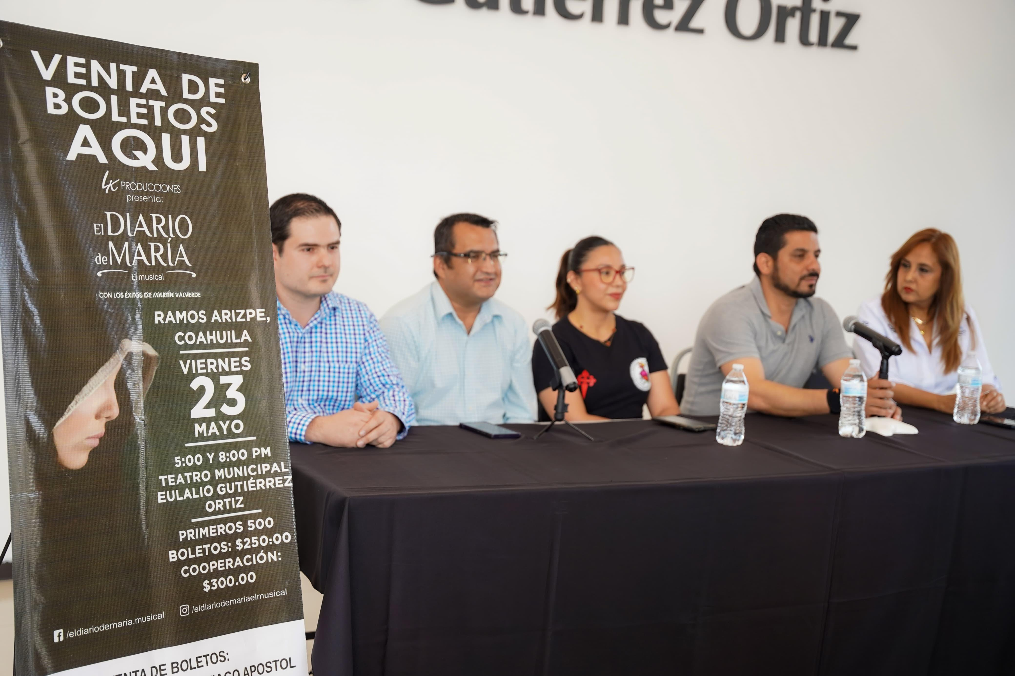 Se presentará en Ramos Arizpe el musical “El Diario de María”
