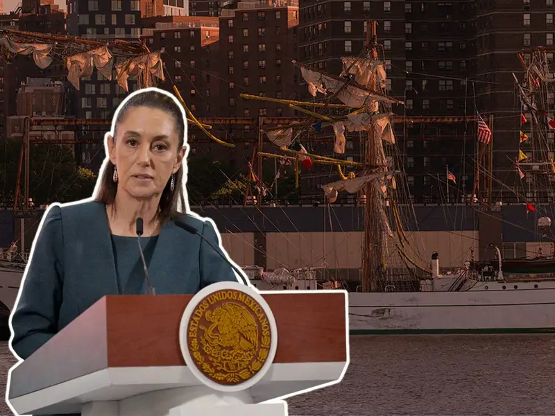 Marina ya tiene hipótesis sobre causa de choque del Buque Cuauhtémoc: Sheinbaum