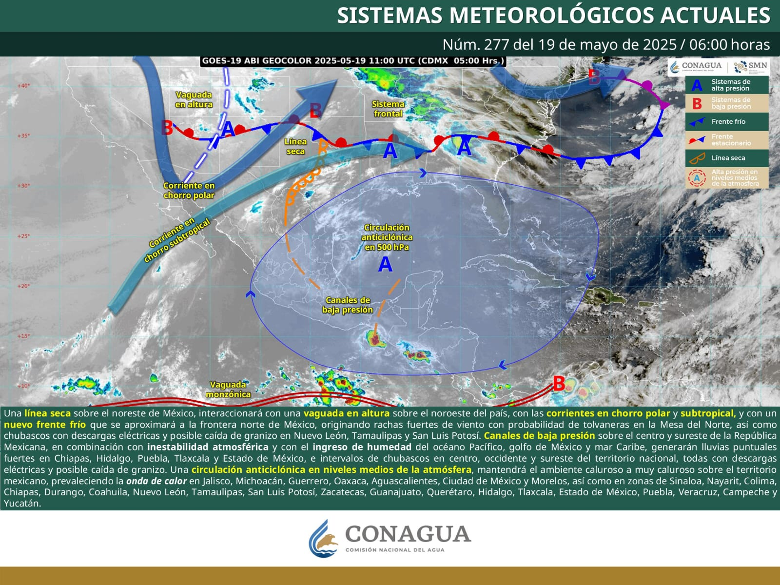 SE MANTIENE AMBIENTE MUY CALUROSO EN COAHUILA; SE ESPERAN FUERTES RACHAS DE VIENTO