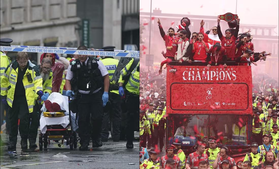 Atropellamiento masivo en las celebraciones del Liverpool por título de Premier League; hay un detenido por el ataque