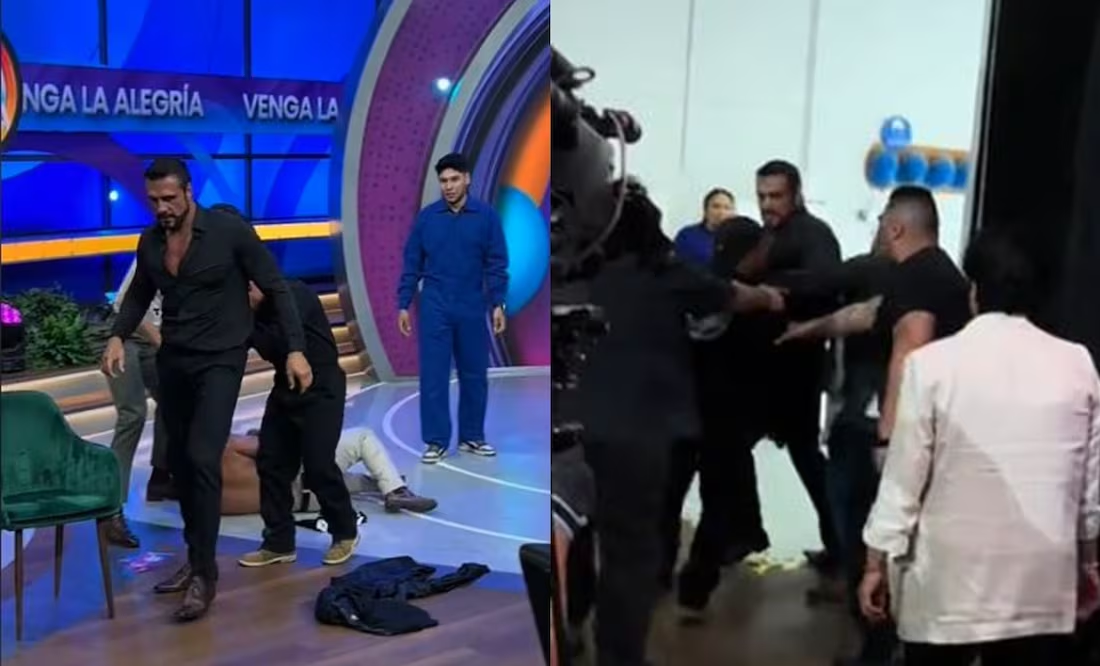 Alberto del Río «El Patrón» se enfrenta a golpes con producción de Venga la Alegría; lo corren en pleno programa
