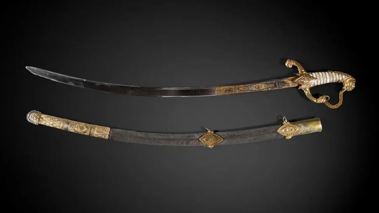 Subastan a precio récord un sable usado por Napoleón Bonaparte