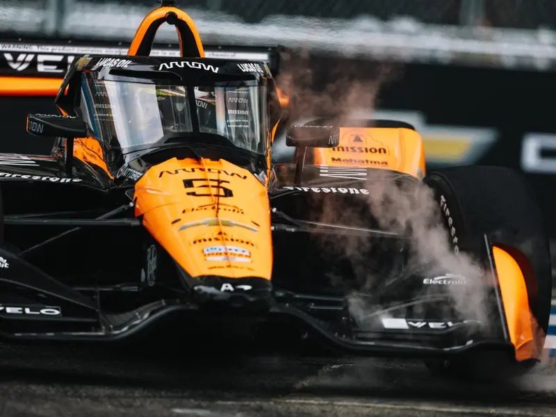 Pato O’Ward sufre en la calificación en Detroit en la serie IndyCar