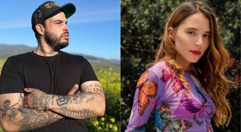 Emiliano Aguilar orgulloso de Majo Aguilar tras cantar el Himo Nacional en pelea de ‘Canelo’