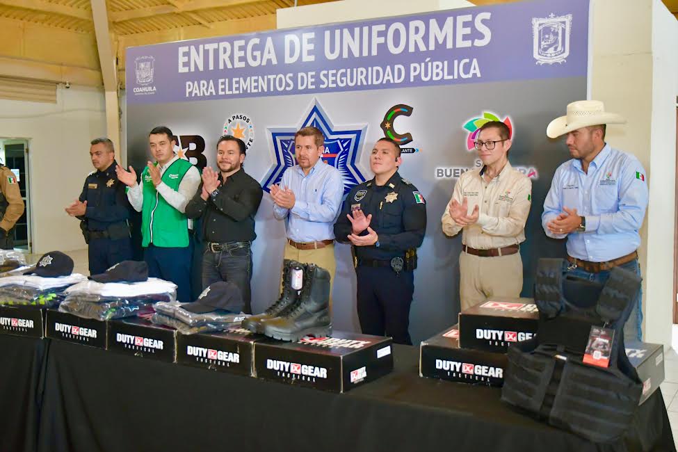 Anuncian apoyo para policía de SB