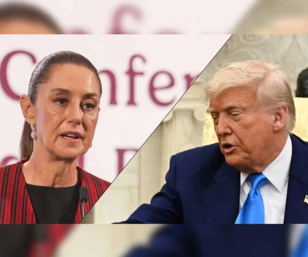 Acuerdan cooperación Sheinbaum y Trump