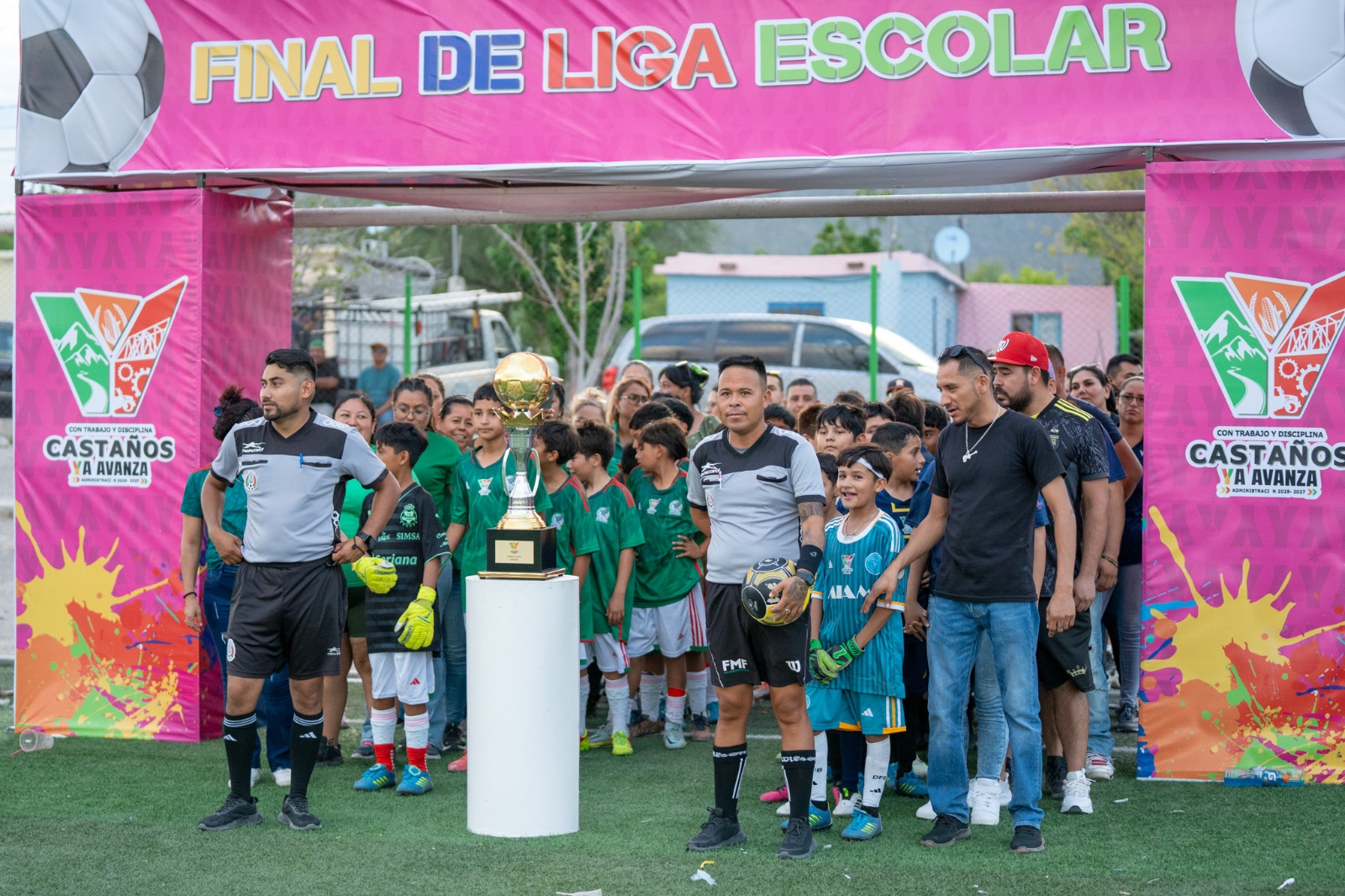 Culmina con éxito el torneo de futbol escolar en Castaños
