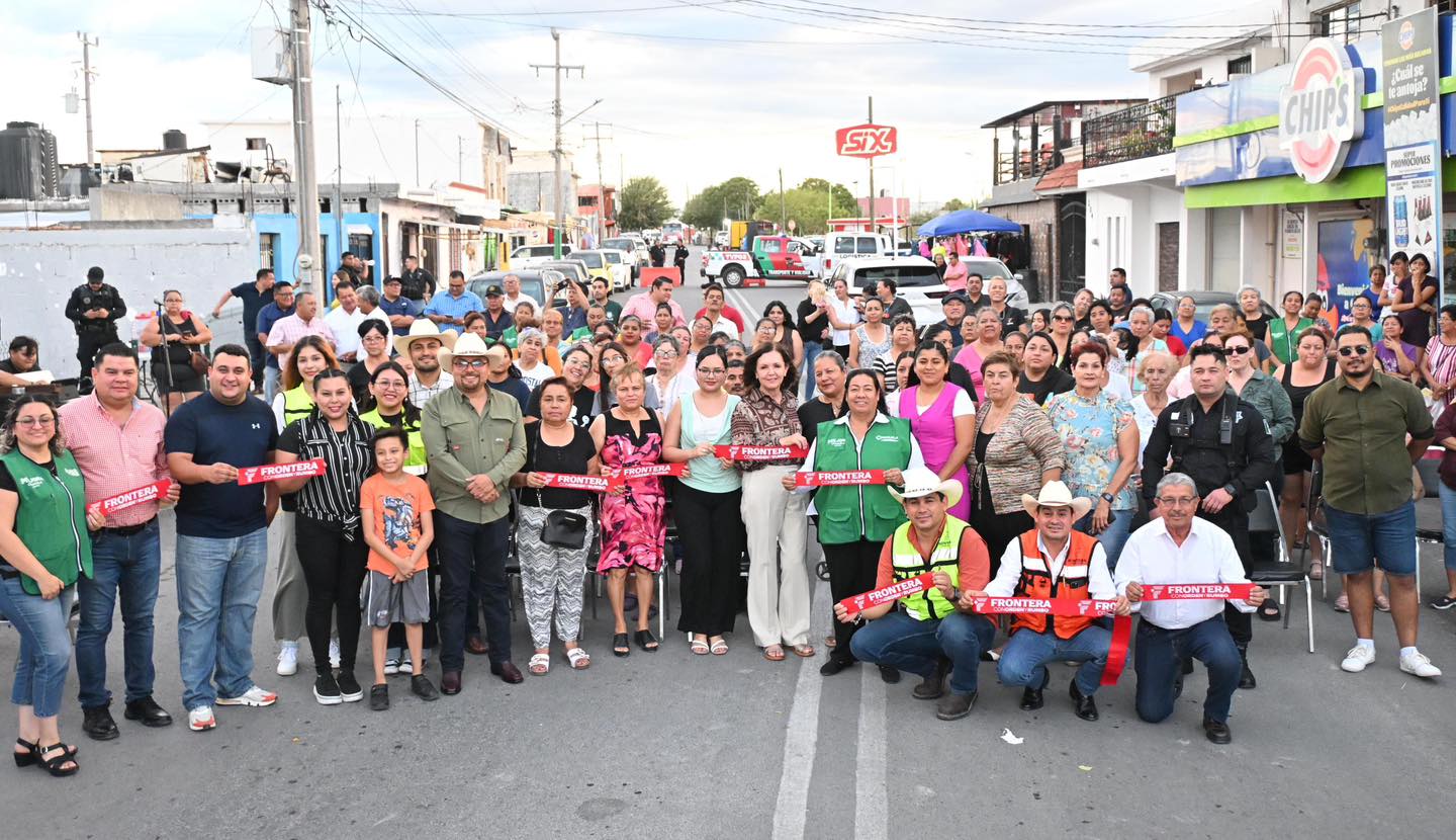Sigue Sari mejorando vialidades de Frontera