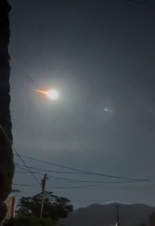 Surca meteorito cielo coahuilense