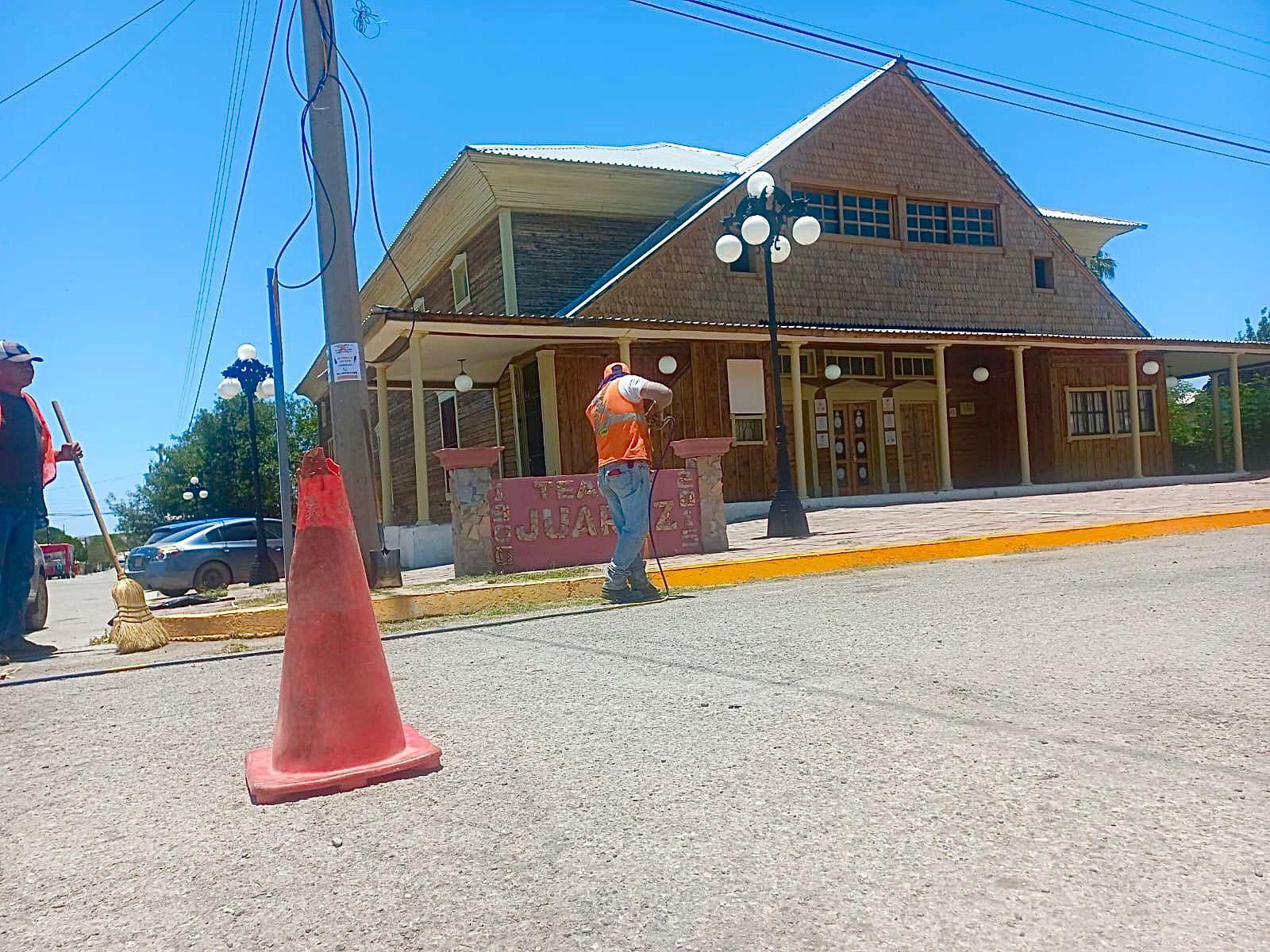 Mejoran imagen urbana en Villa de las Esperanzas
