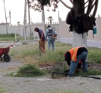 Supervisa Óscar Ríos a brigadas de limpieza