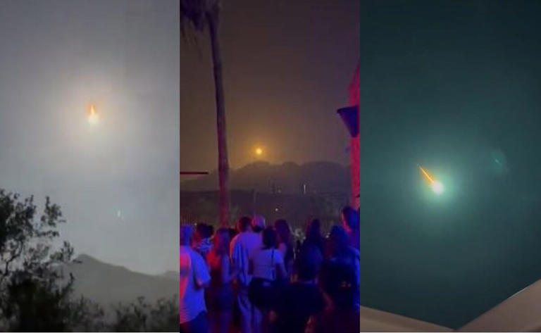 Fue un bólido lo que se avistó en el cielo