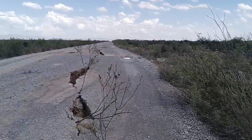 Relacionan sismo con las grietas en Ocampo