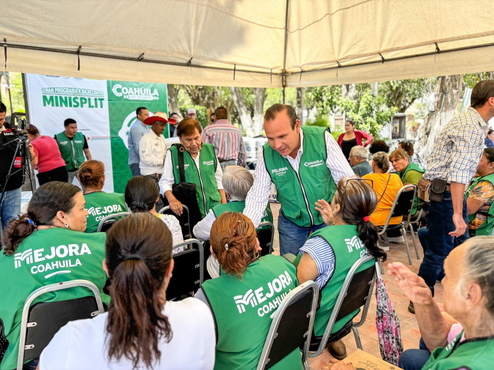 Gran respuesta a la Brigada Mejora en Parras