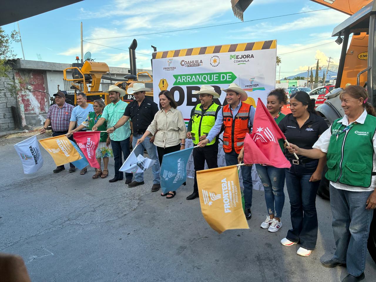 Arranca Sari obra de pavimentación