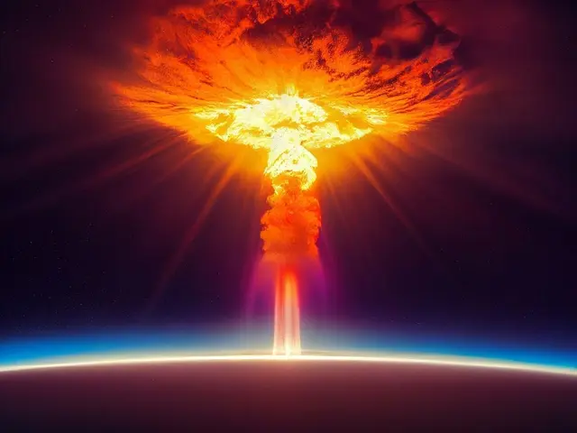¿Qué pasa si explota una bomba nuclear en el espacio?